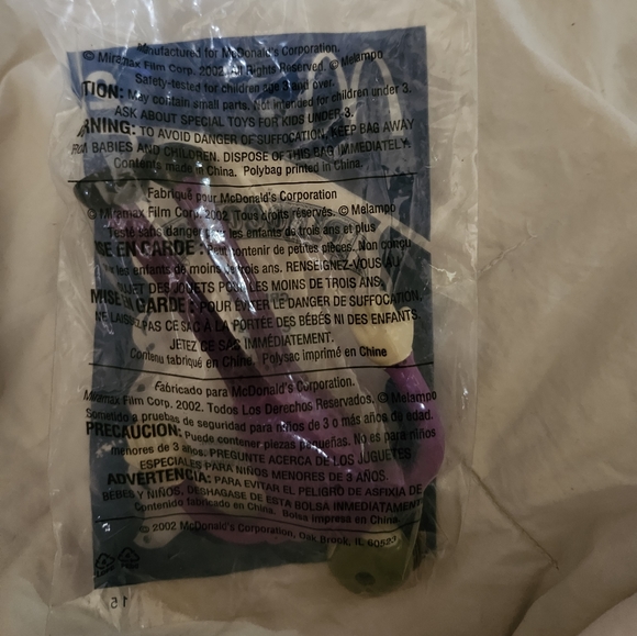 2/$20 Pinocchio Cricket Toy Made for McDonald's 2002 Jiminy Cricket - Picture 3 of 4